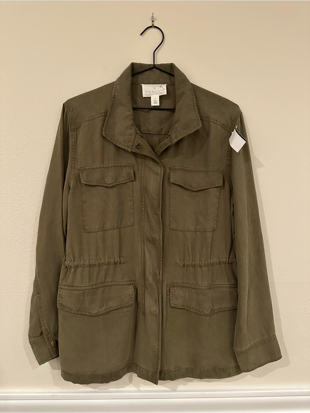 Nordstrom Caslon Olive Green Utility Jacket - Women's medium